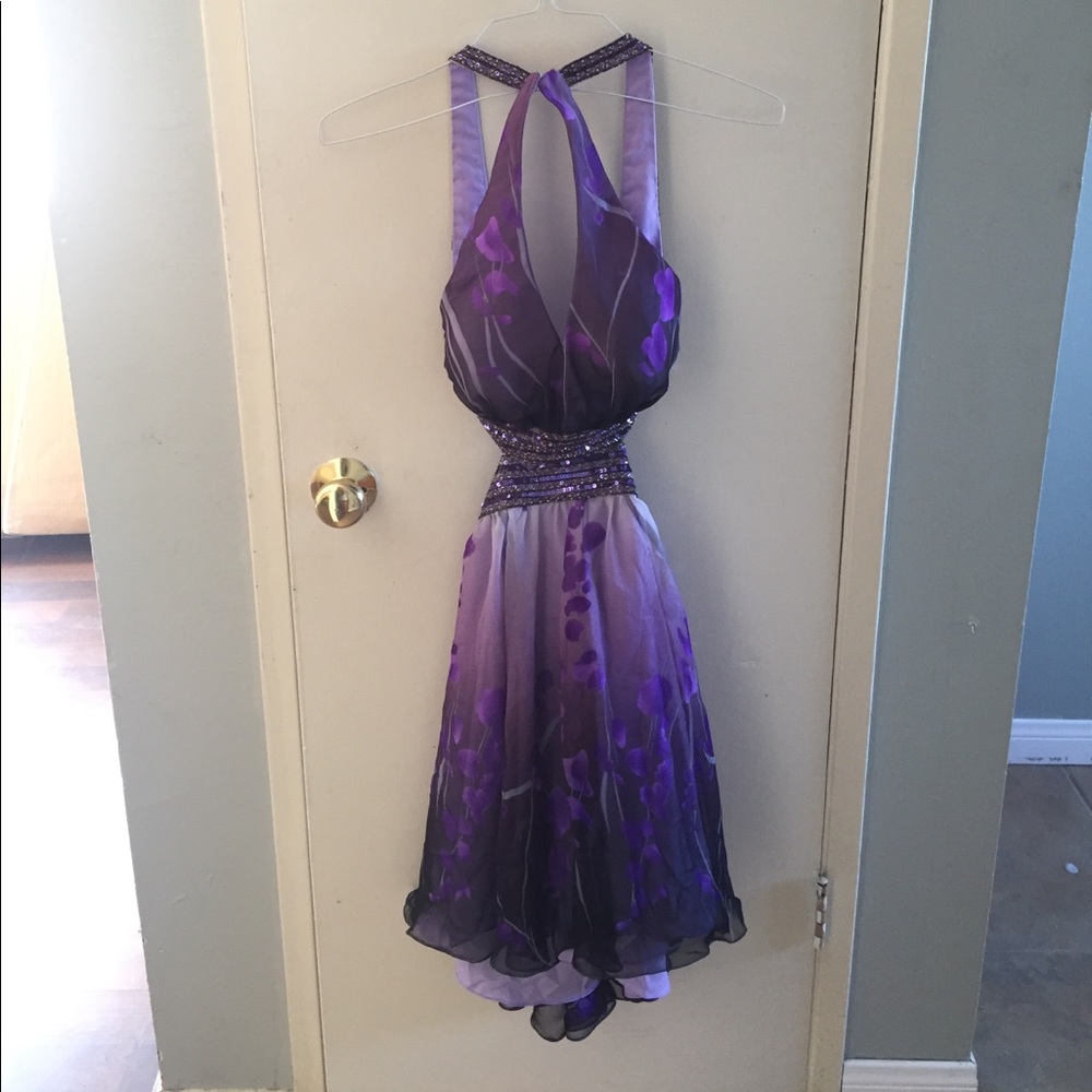 Purple Flower Dress